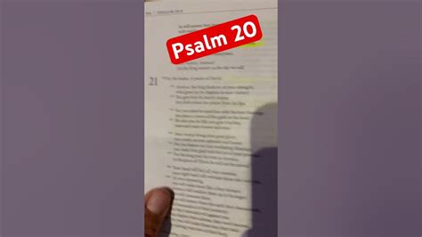 তাদফিল 20|Tehillim .